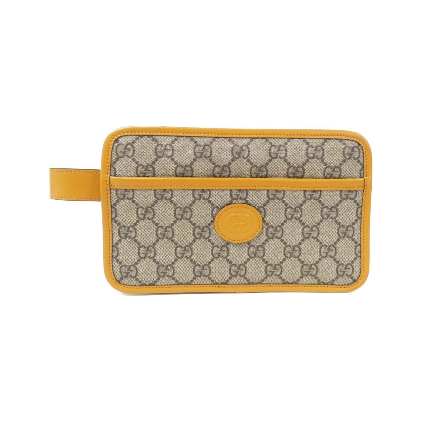 Gucci Beige Yellow Gg Supreme Handbag