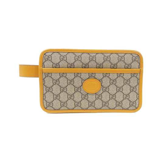 Gucci Beige Yellow Gg Supreme Handbag