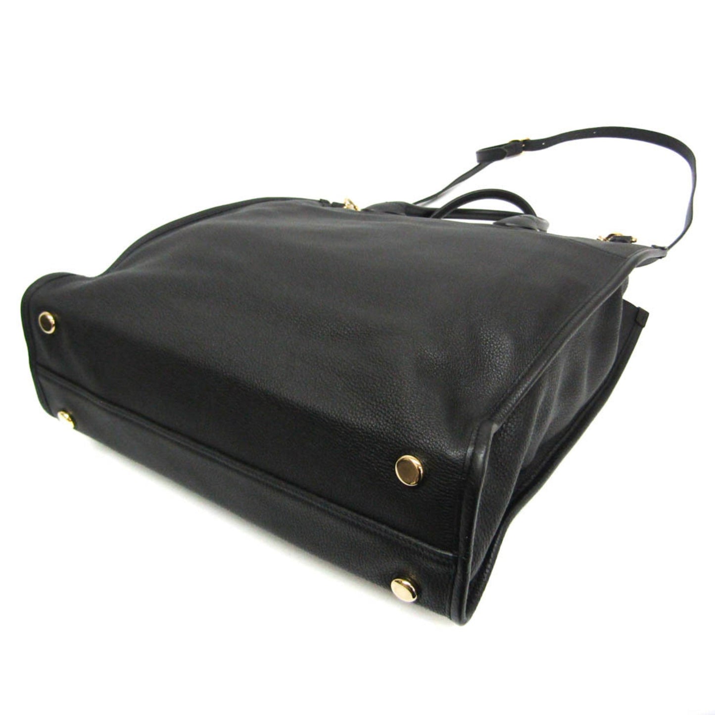 Gucci Black Leather Shoulder Bag Tote Bag