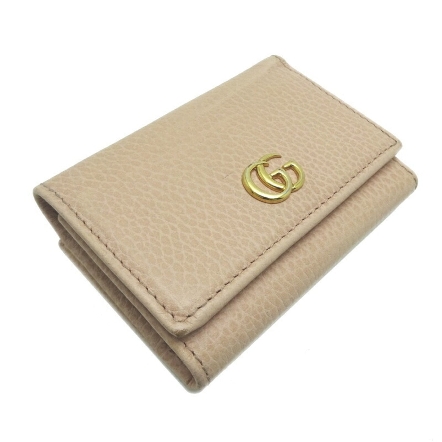 Gucci Pink Leather Wallet (Tri-Fold)