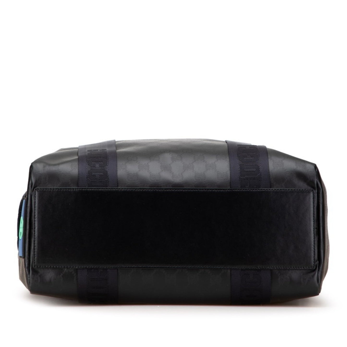 Gucci Black Pvc Leather Shoulder Bag Tote Bag