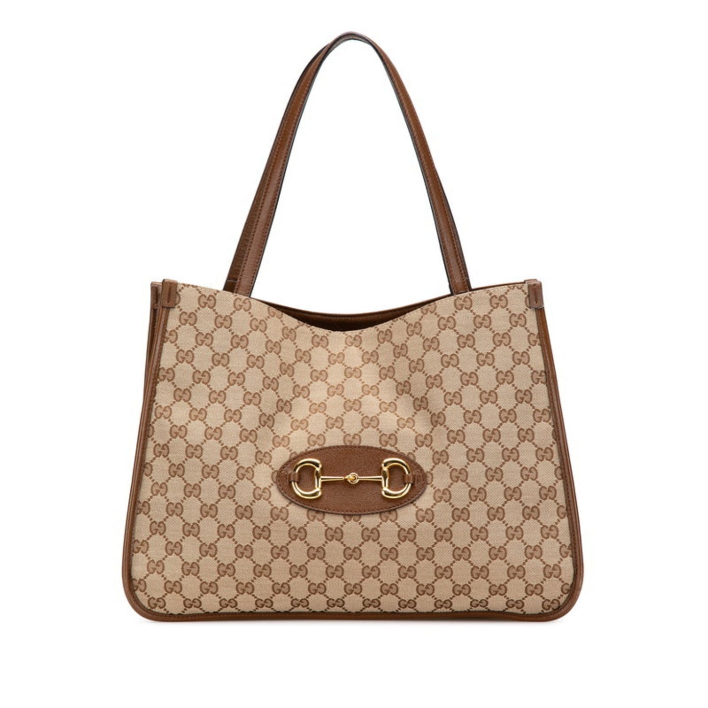 Gucci Gg Canvas Beige Brown Gg Canvas Tote Bag