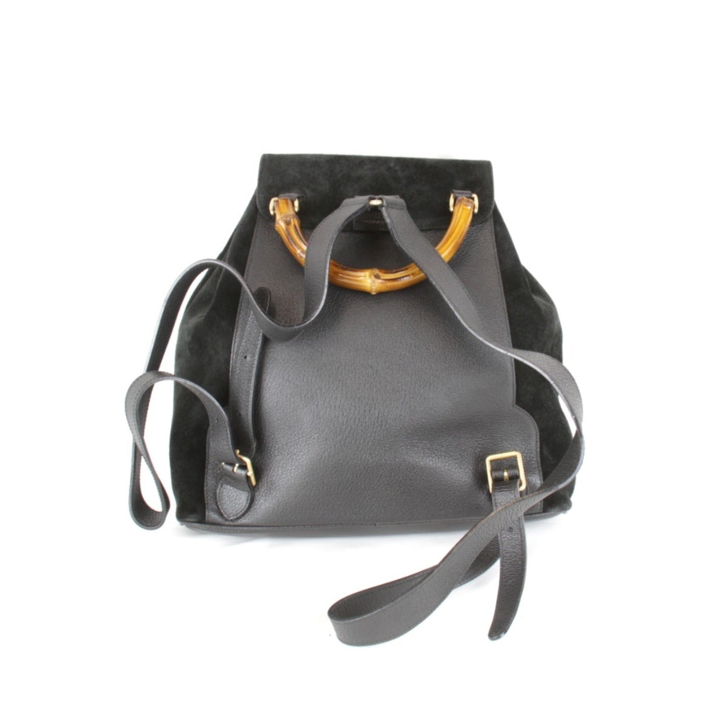 Gucci Black Suede Backpack