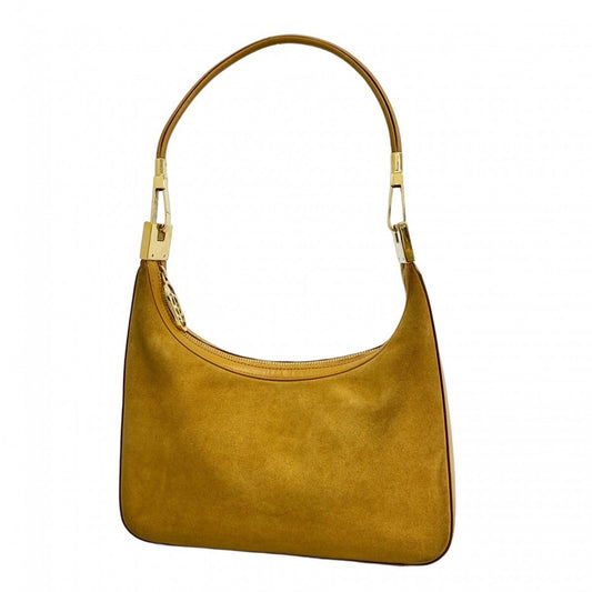 Gucci Brown Suede Shoulder Bag