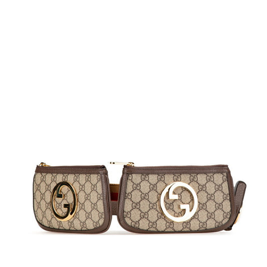 Gucci Brown Pvc Leather Fanny Pack