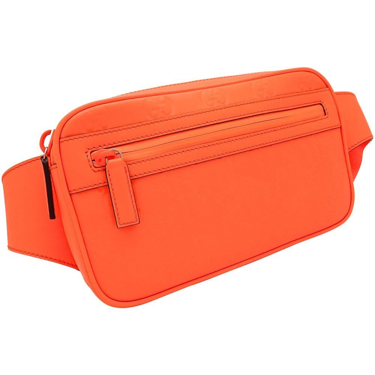 Gucci Orange Leather Fanny Pack