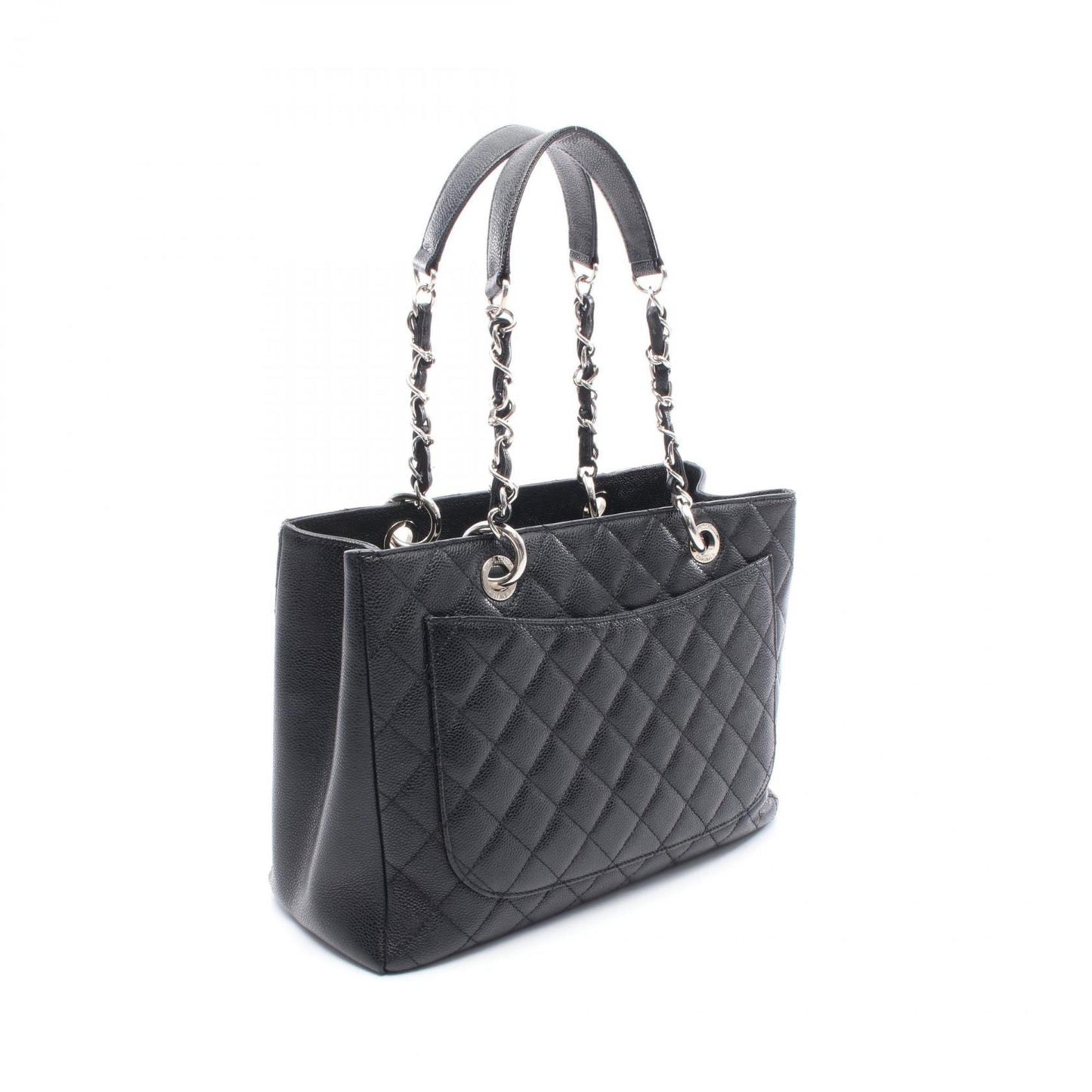 Chanel Black Leather Tote Bag