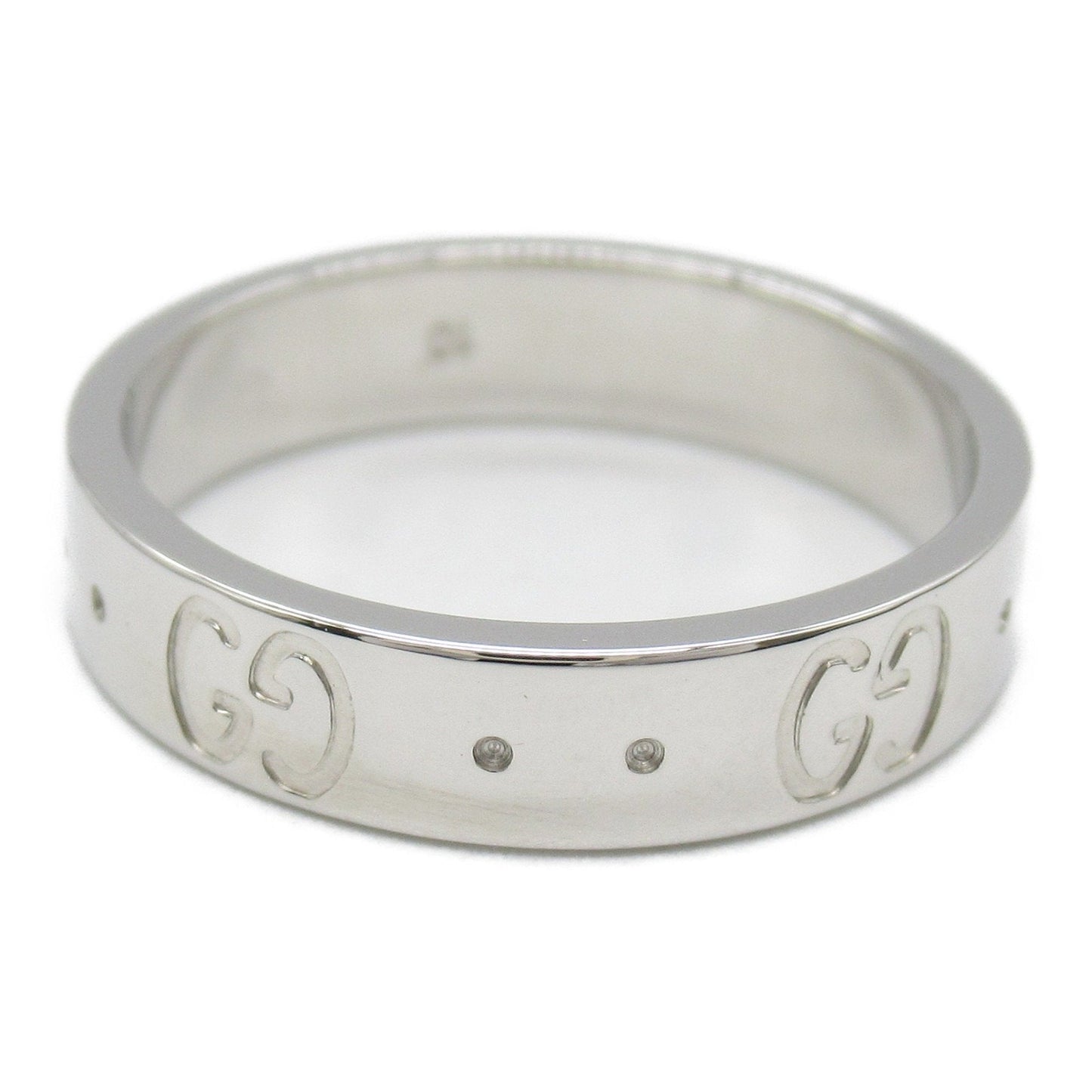 Gucci Silver White Gold (18K) Band Ring