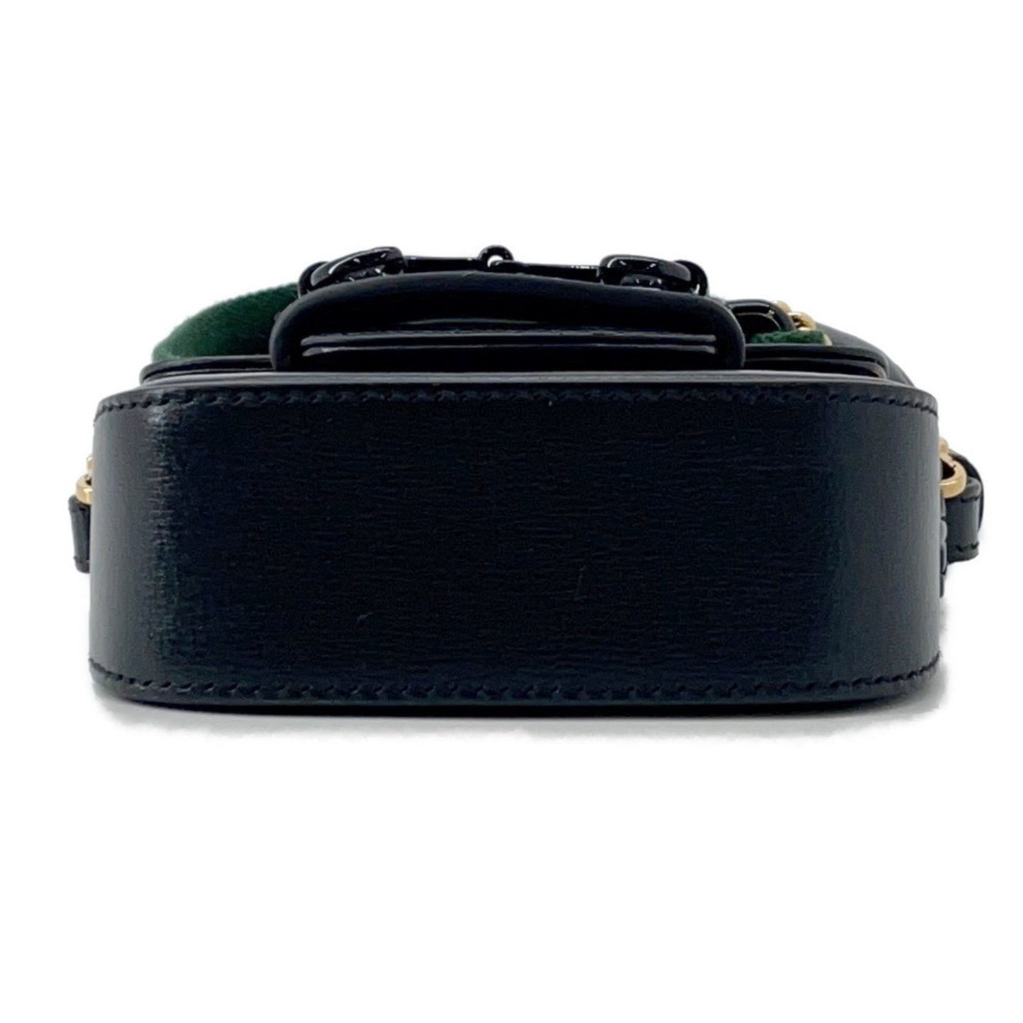 Gucci Horsebit Black Leather Handbag Shoulder Bag