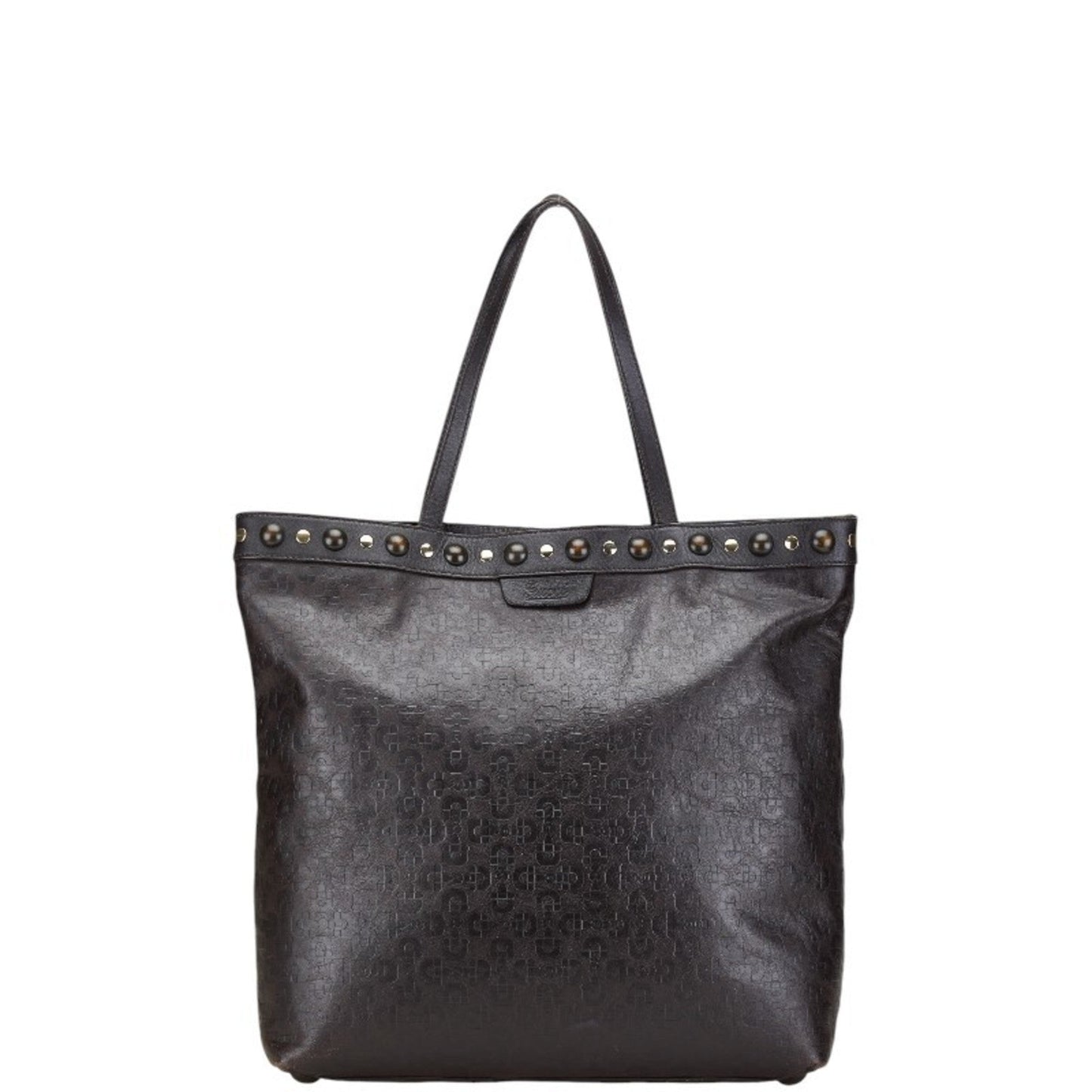 Gucci Brown Leather Shoulder Bag Tote Bag