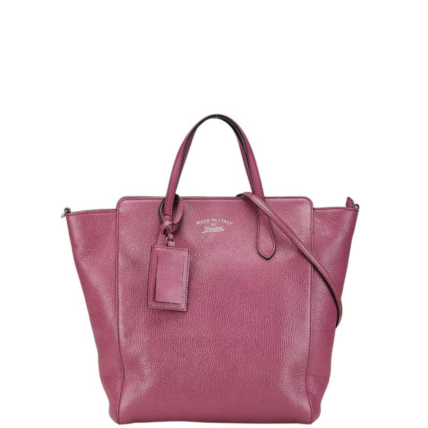 Gucci Purple Leather Handbag Shoulder Bag