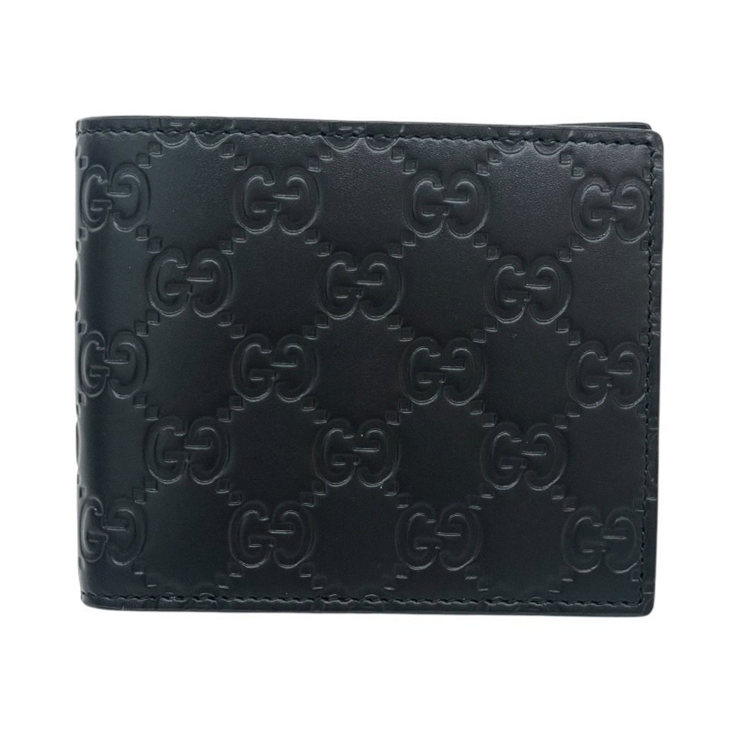 Gucci Black Leather Wallet (Bi-Fold)