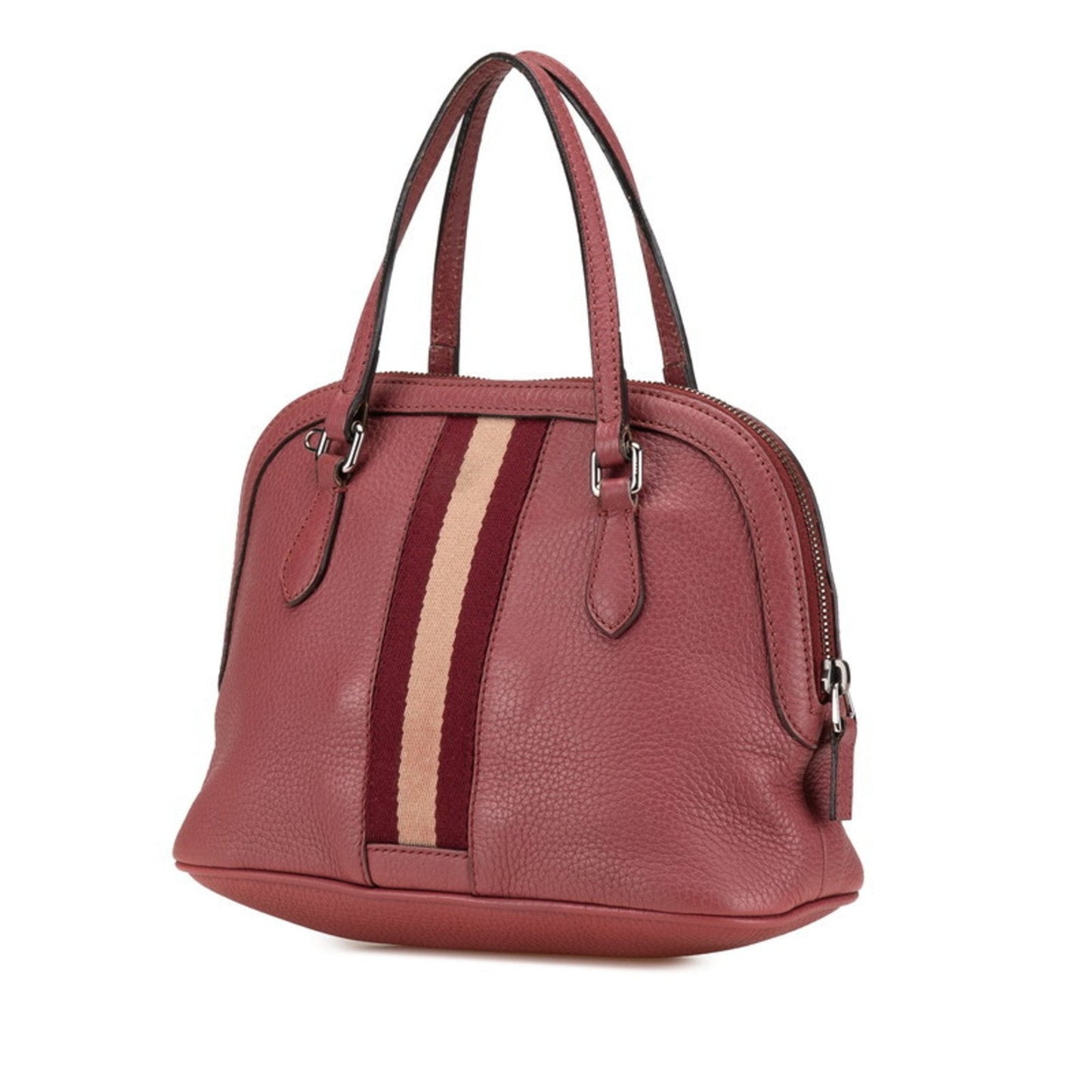 Gucci Red Color Leather Handbag Shoulder Bag