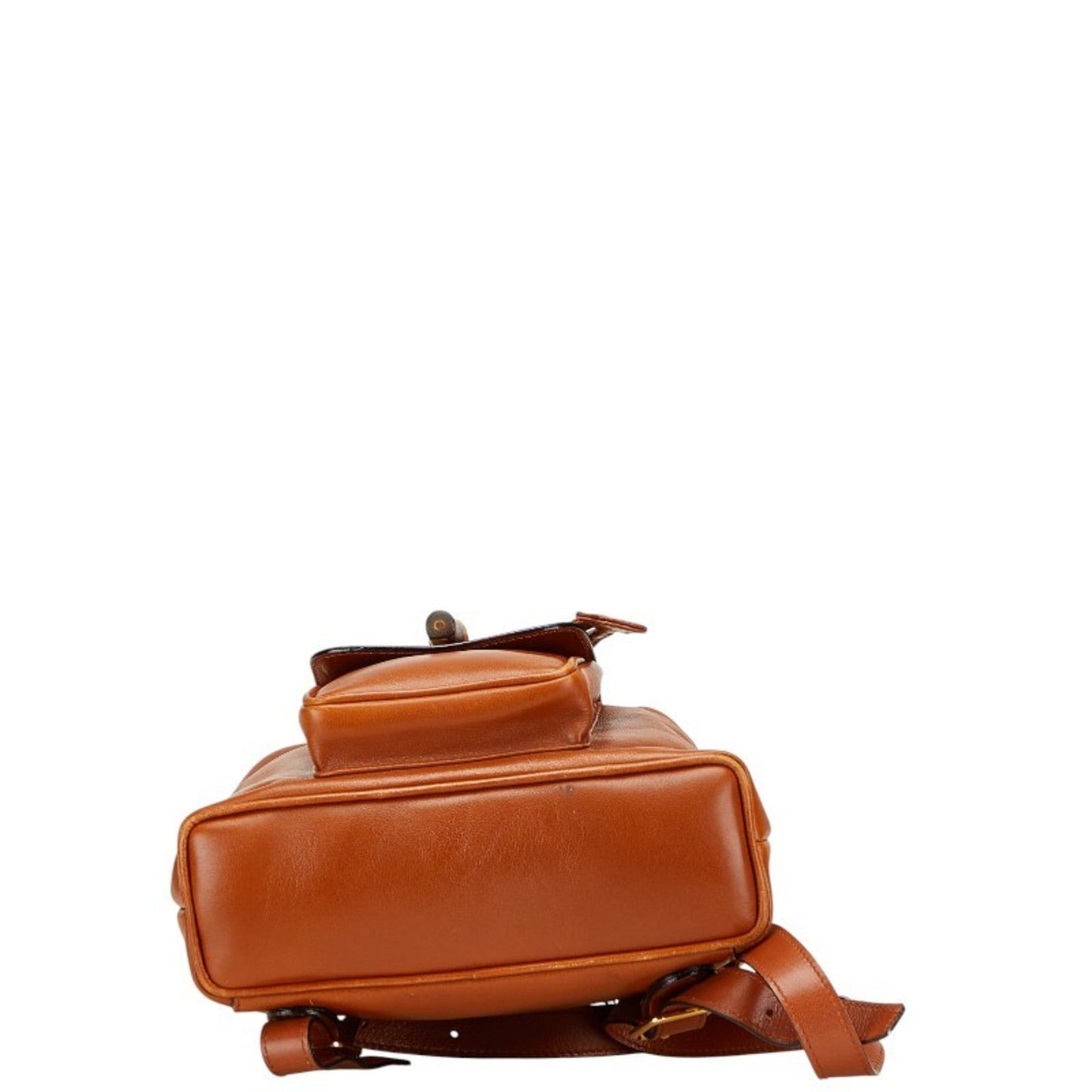 Gucci Bamboo Brown Leather Backpack