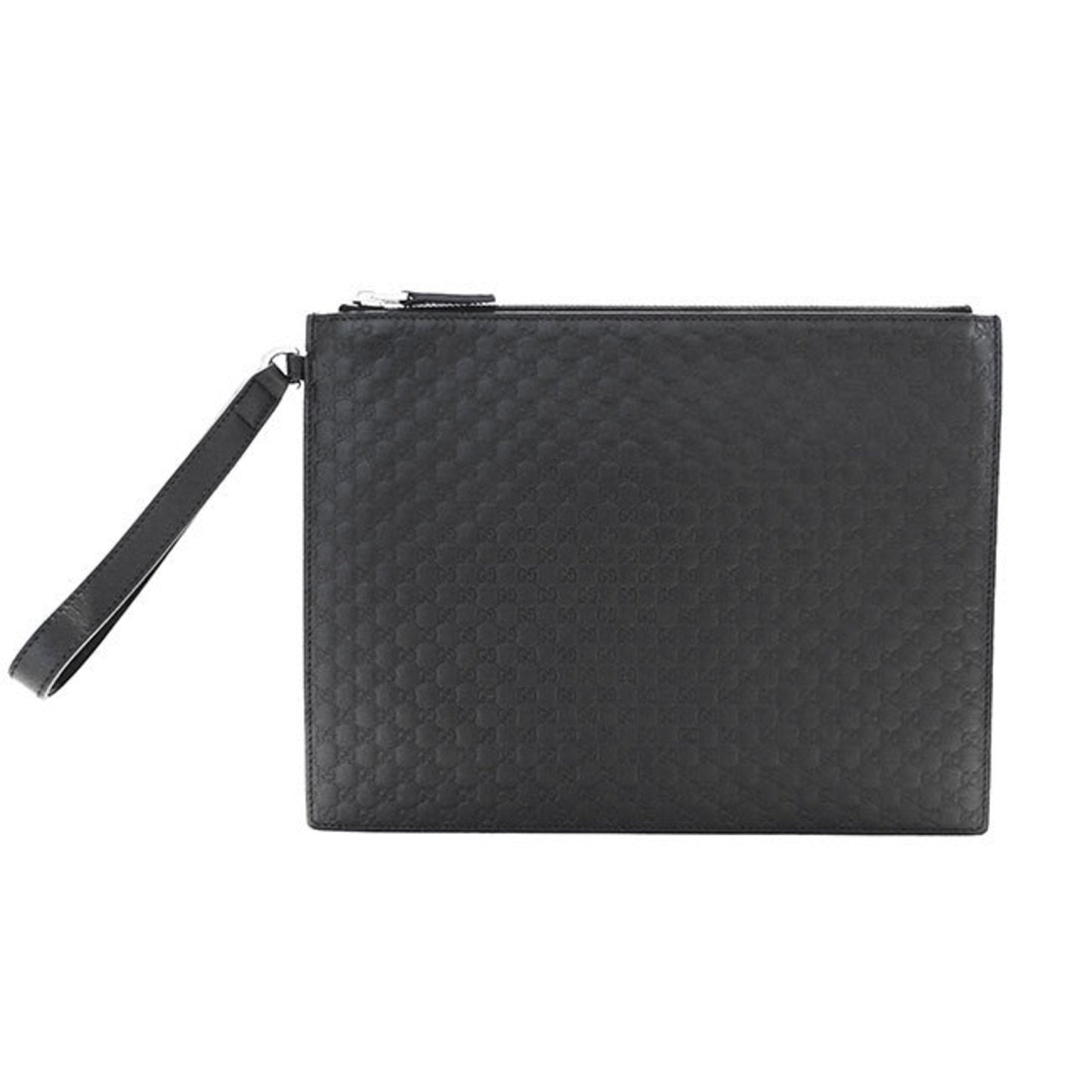 Gucci Black Leather Clutch Bag