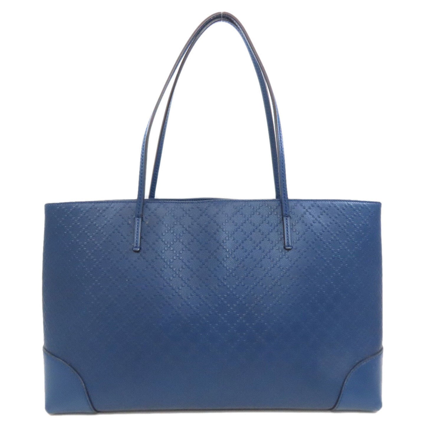 Gucci Blue Leather Tote Bag
