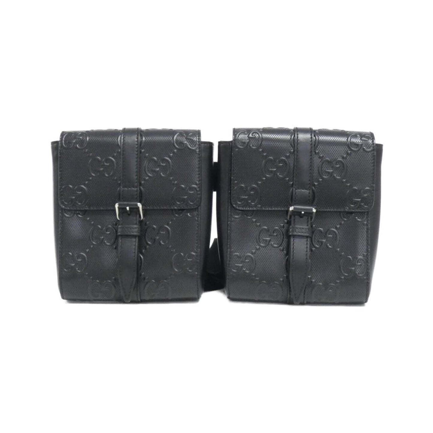 Gucci Black Embossed Fanny Pack