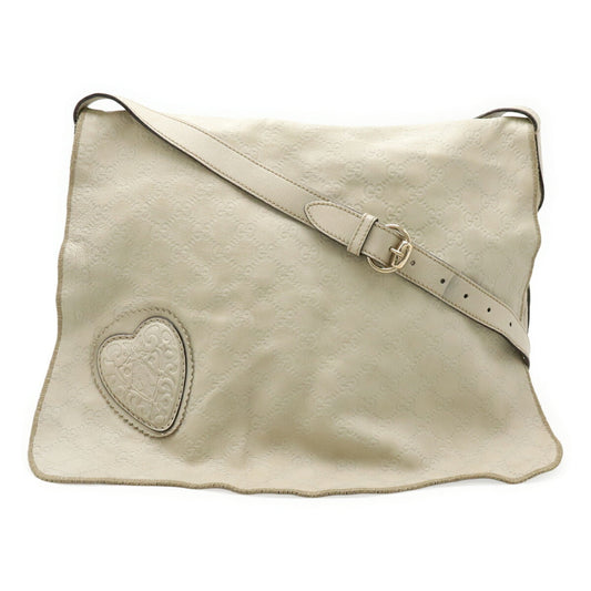 Gucci White Leather Shoulder Bag
