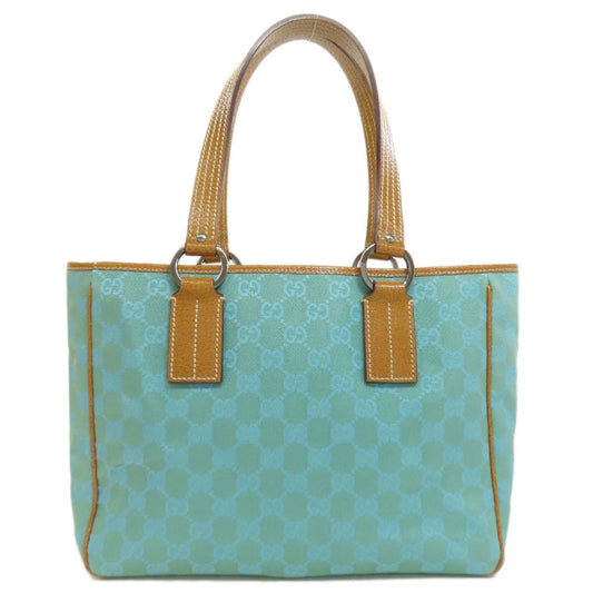 Gucci Green Canvas Tote Bag