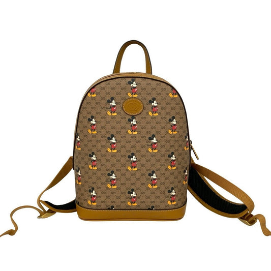 Gucci Brown Leather Backpack