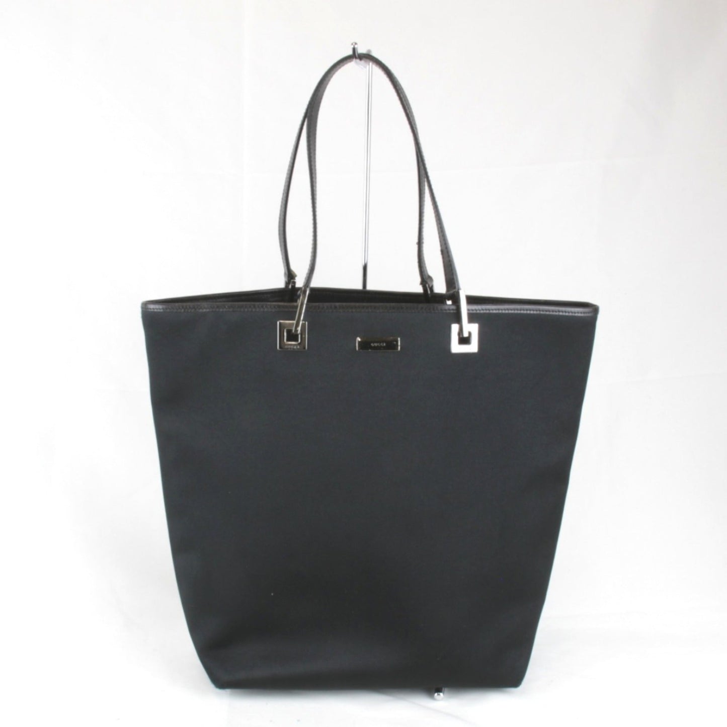 Gucci Black Satin Tote Bag