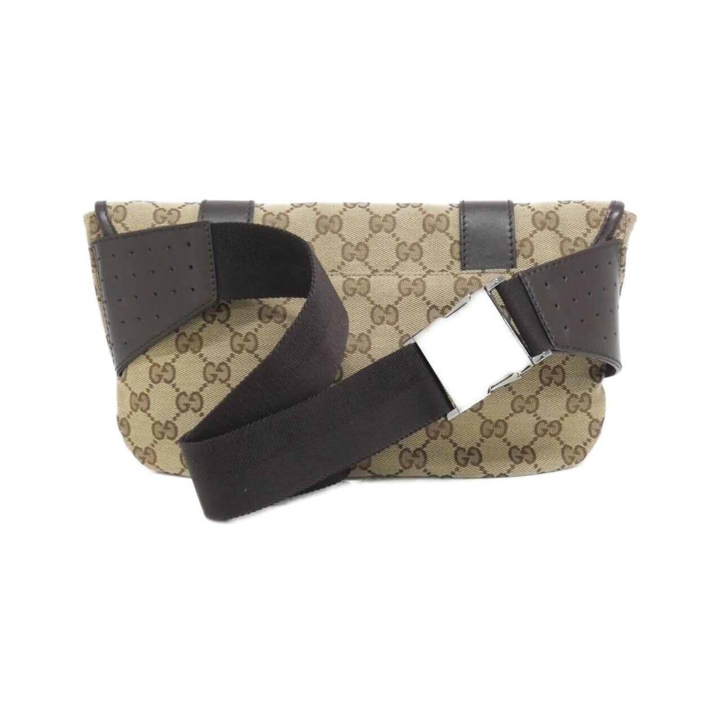Gucci Beige Brown Gg Canvas Fanny Pack