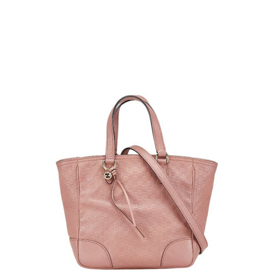 Gucci Pink Leather Handbag Shoulder Bag
