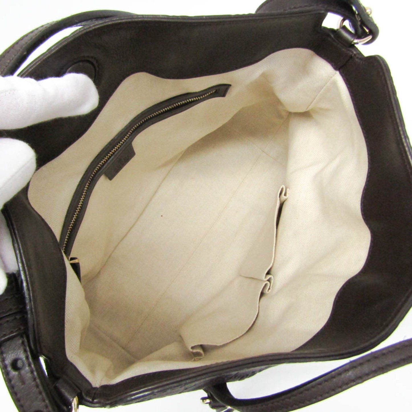 Bree Convertible Top Handle Bag Guccissima Leather Medium