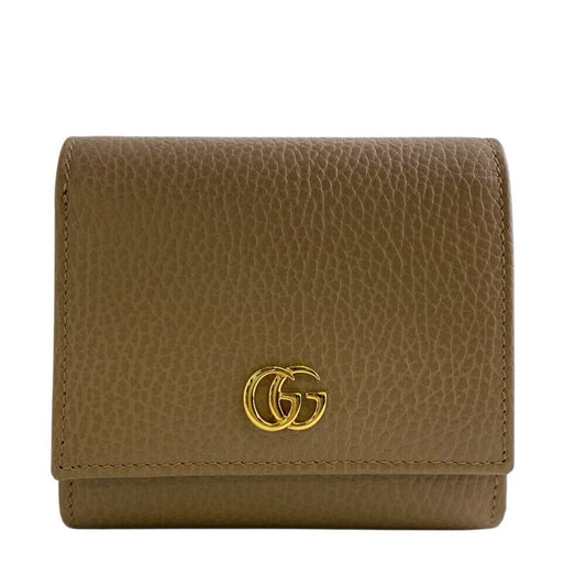 Gucci Beige Leather Wallet (Bi-Fold)