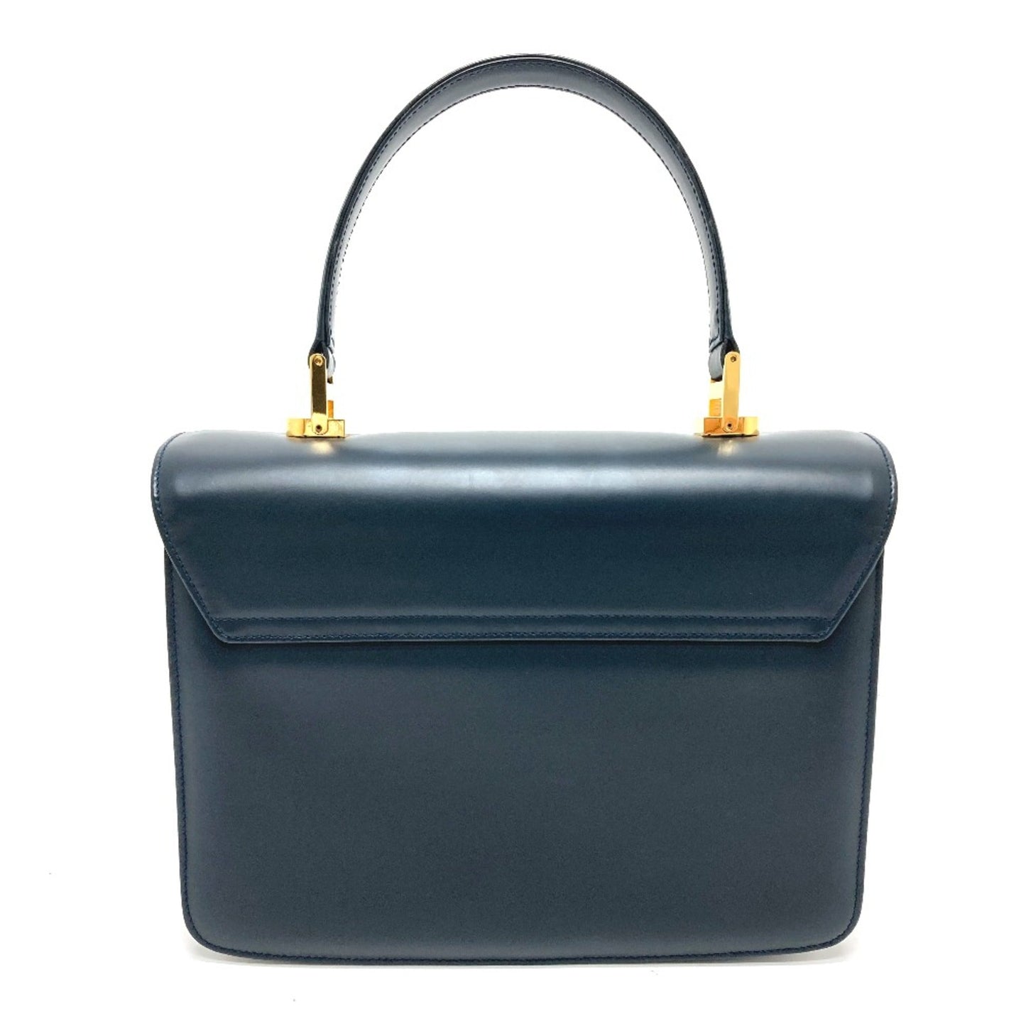Gucci Navy Leather Handbag