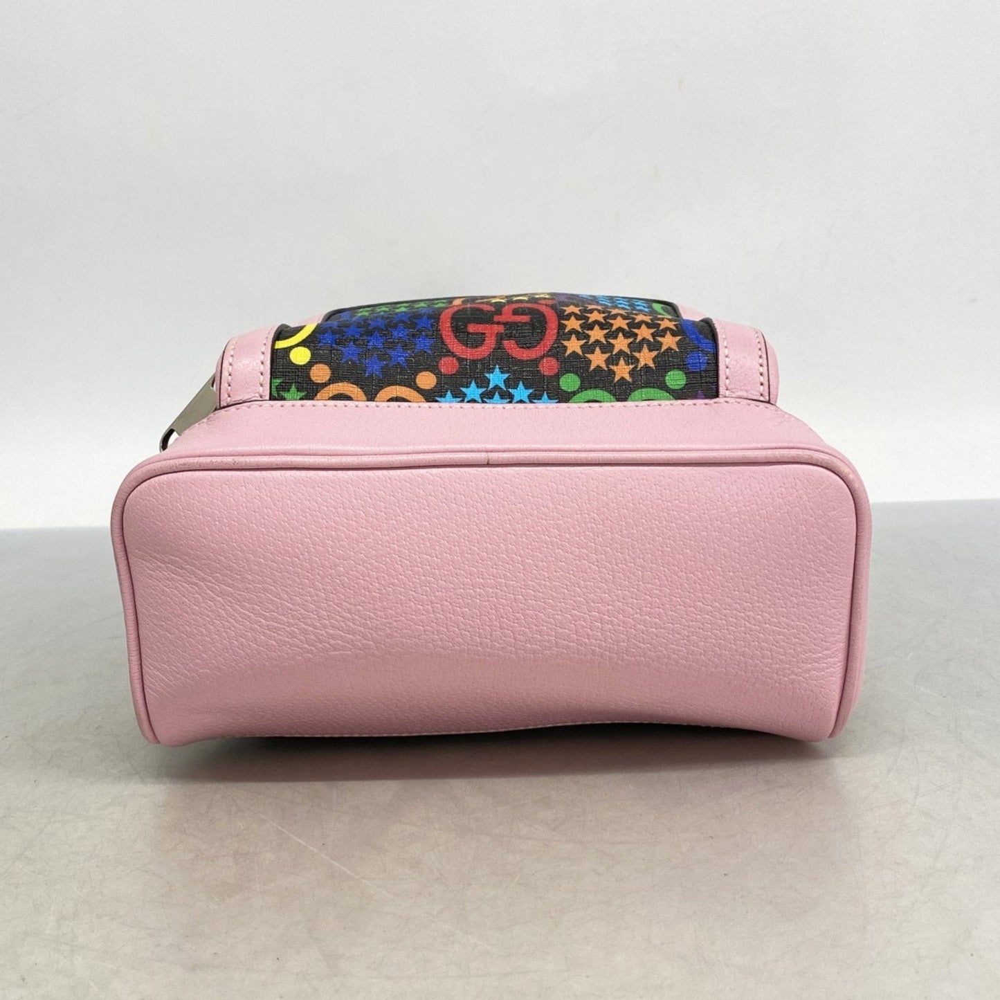 Gucci Multi-Color Pink Pvc Leather Backpack