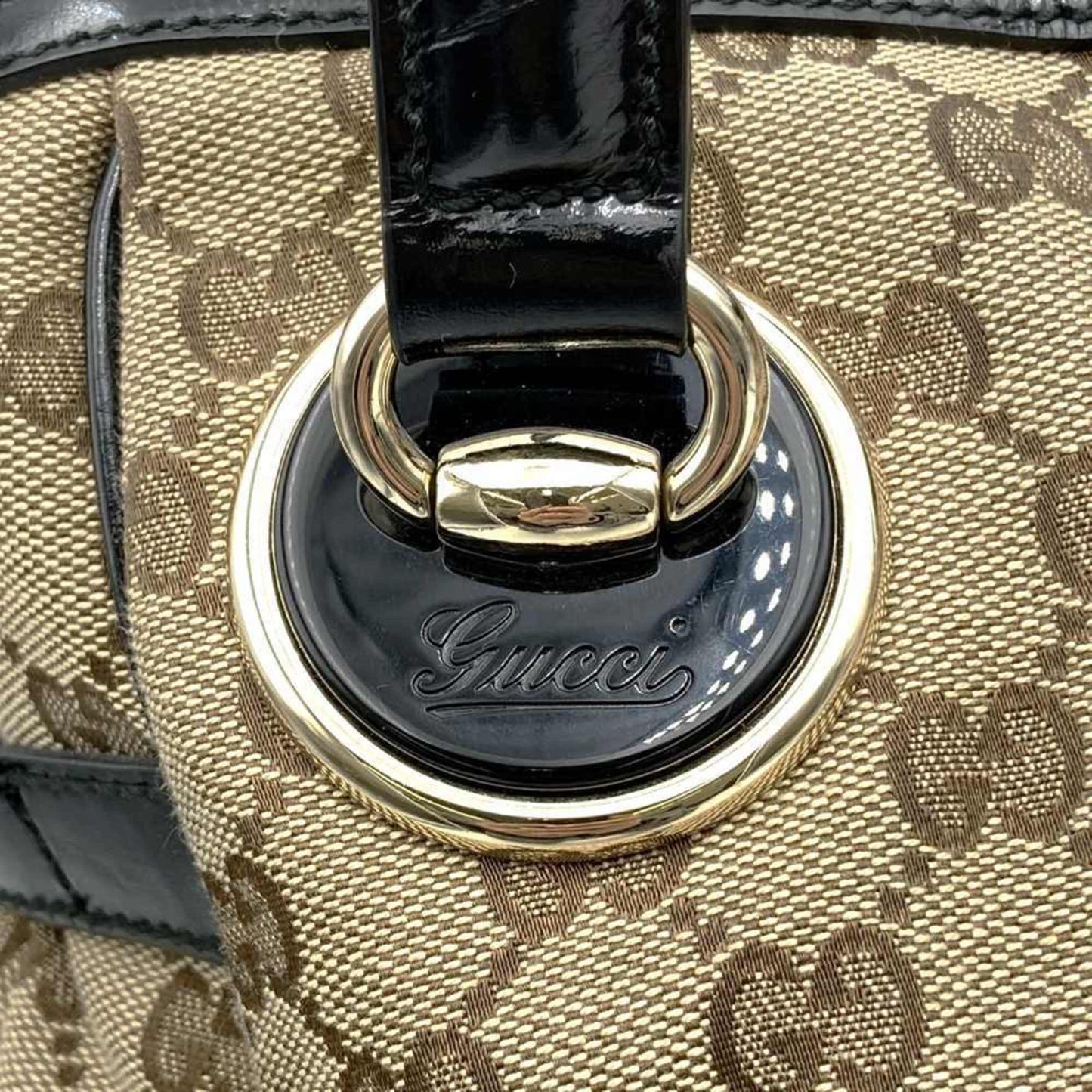 Gucci Gg Canvas Beige Gg Canvas Shoulder Bag Tote Bag