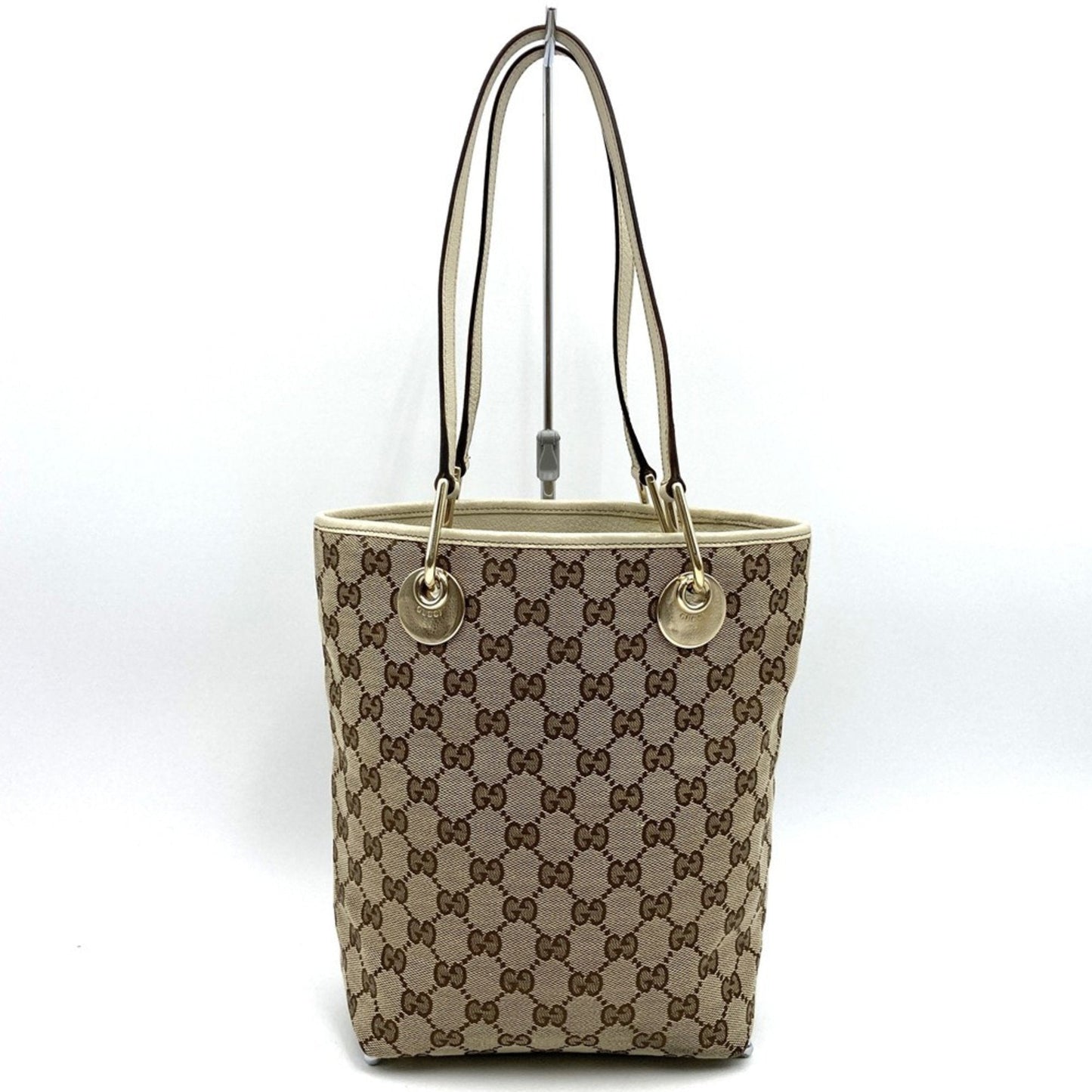 Gucci Gg Canvas Beige Gg Canvas Shoulder Bag Tote Bag