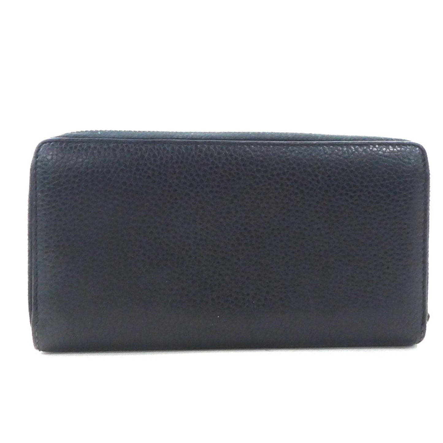Gucci Black Leather Long Wallet (Bi-Fold)