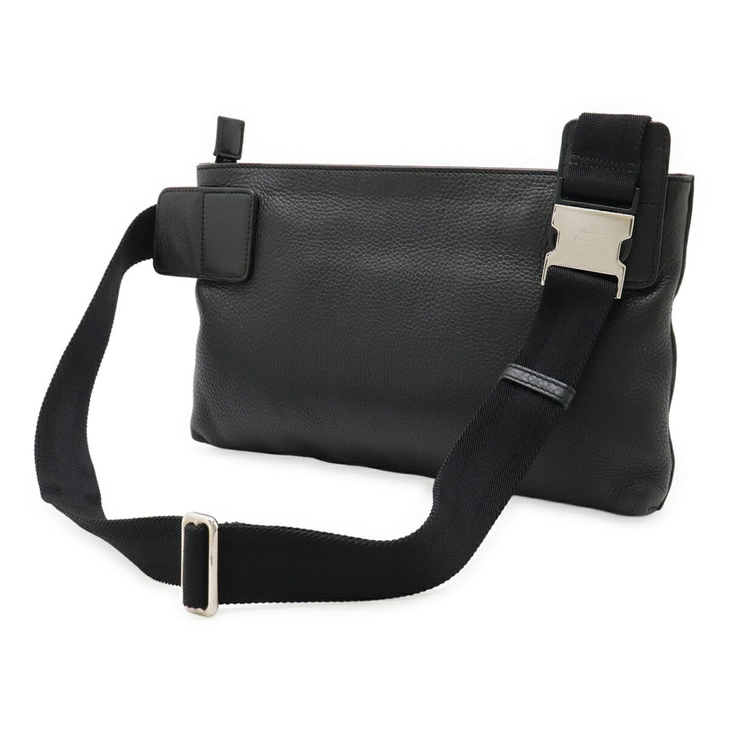 Gucci Black Leather Shoulder Bag Sling Bag
