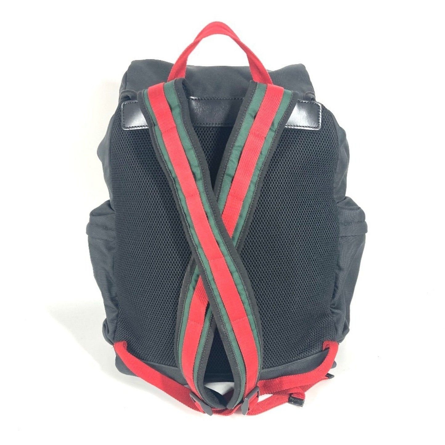Gucci Sherry Line Black Nylon Canvas Backpack