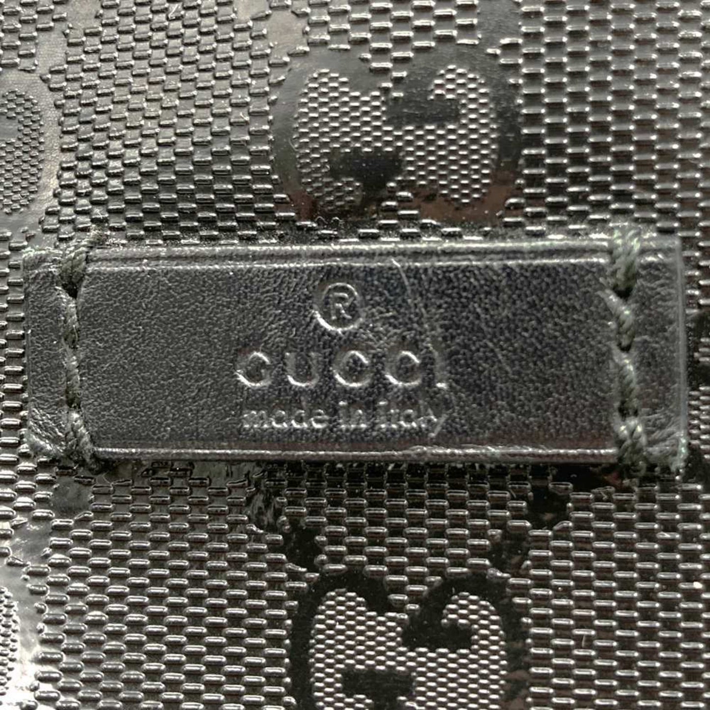 Gucci Gg Imprimé Black Gg Imprimé Tote Bag