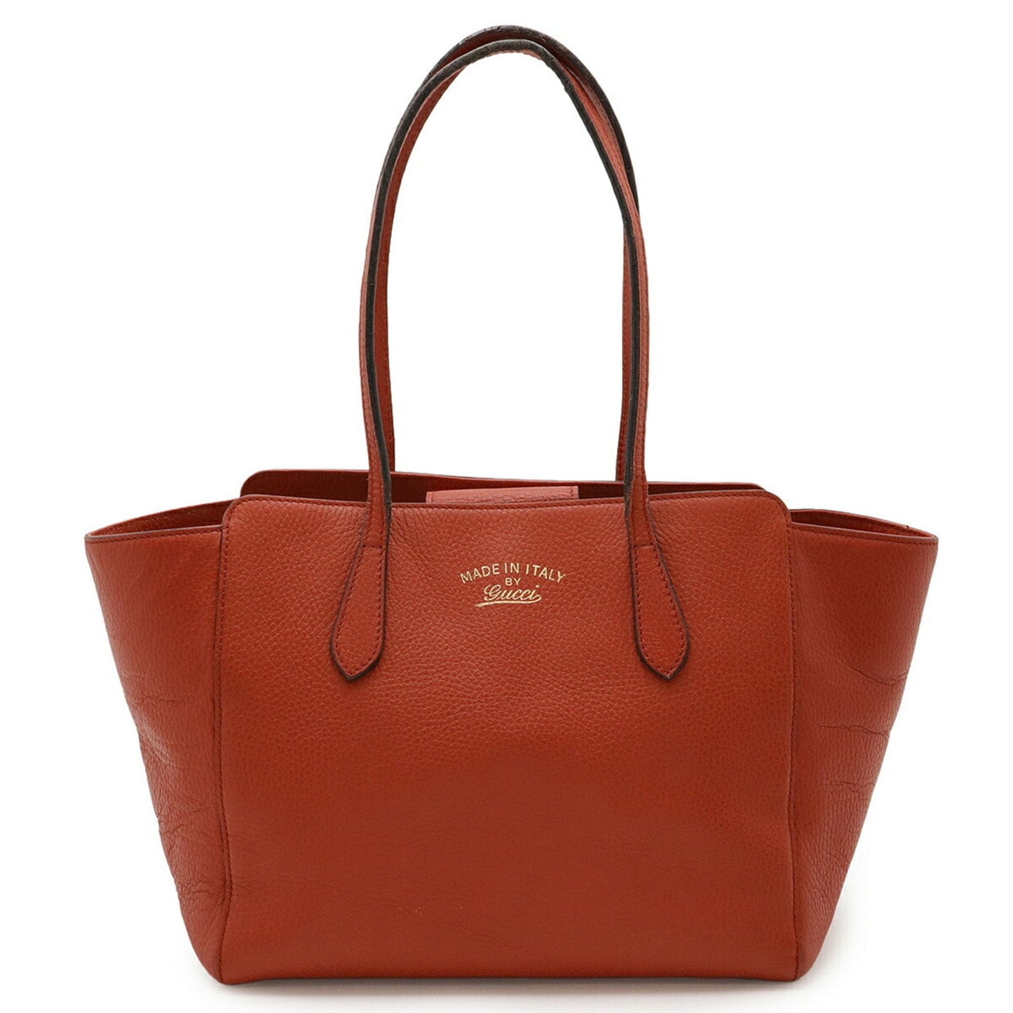 Gucci Red Color Leather Shoulder Bag Tote Bag