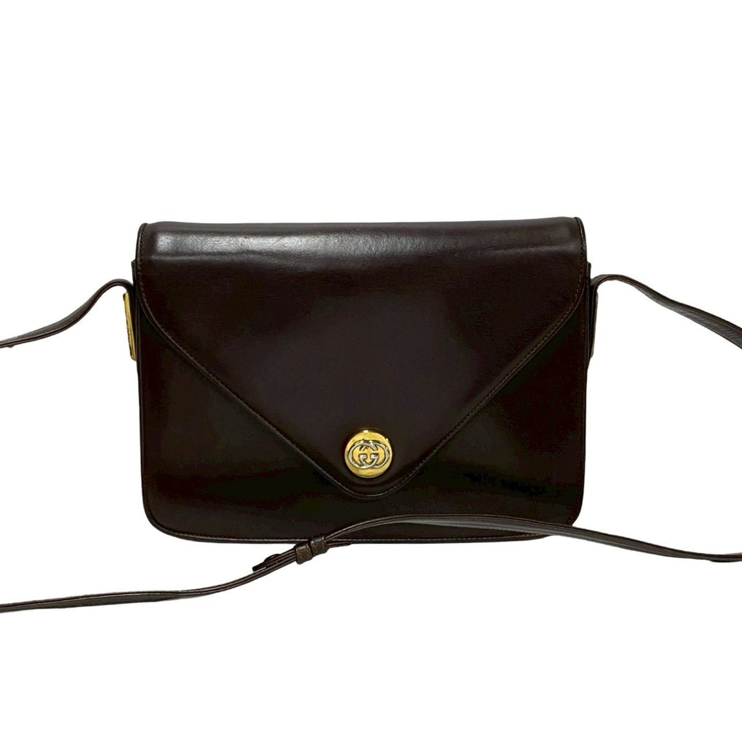 Gucci Brown Leather Handbag Shoulder Bag