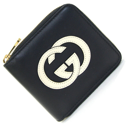 Gucci Black Ivory Leather Wallet (Bi-Fold)