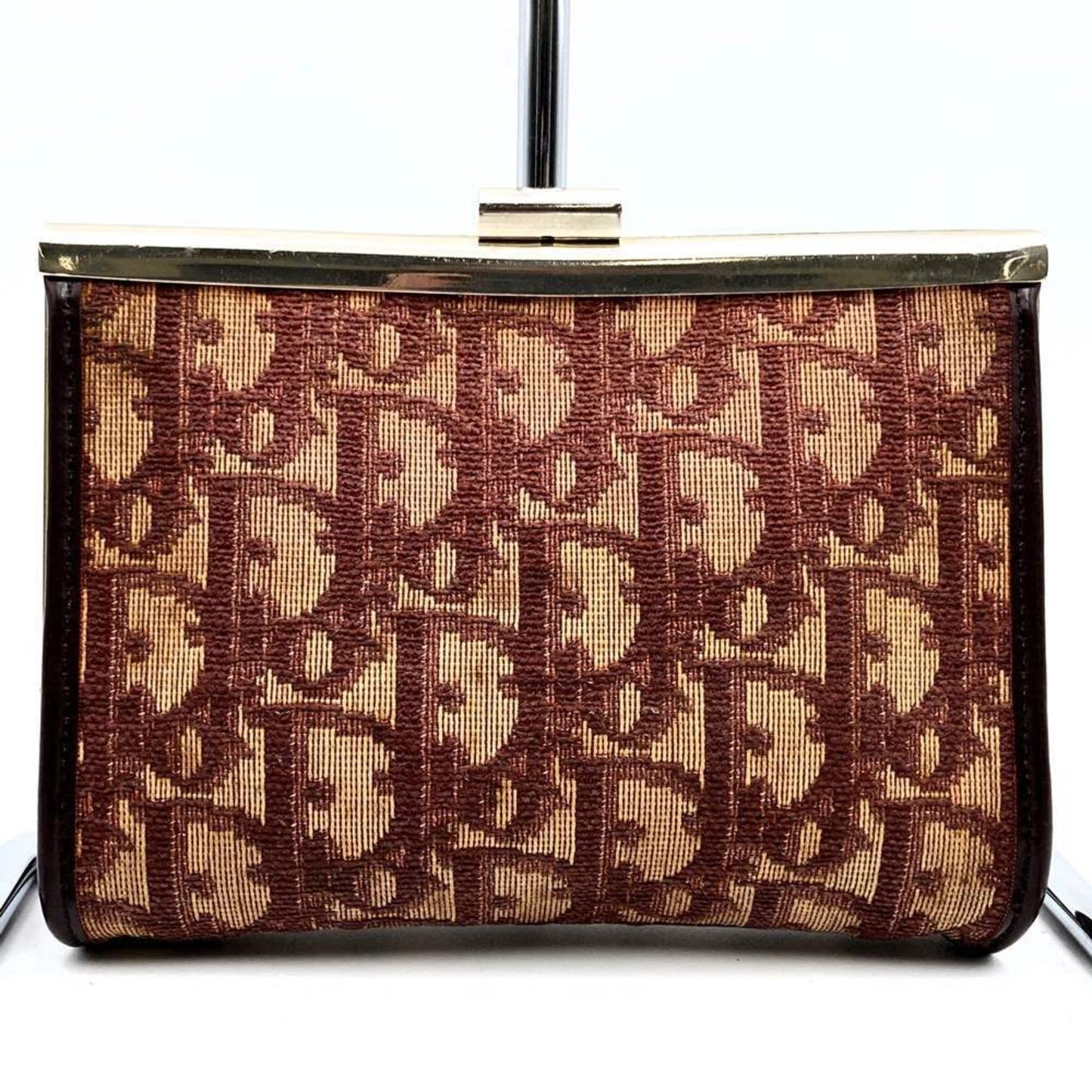 Wristlet Clutch Oblique Canvas