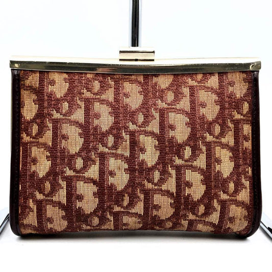 Wristlet Clutch Oblique Canvas