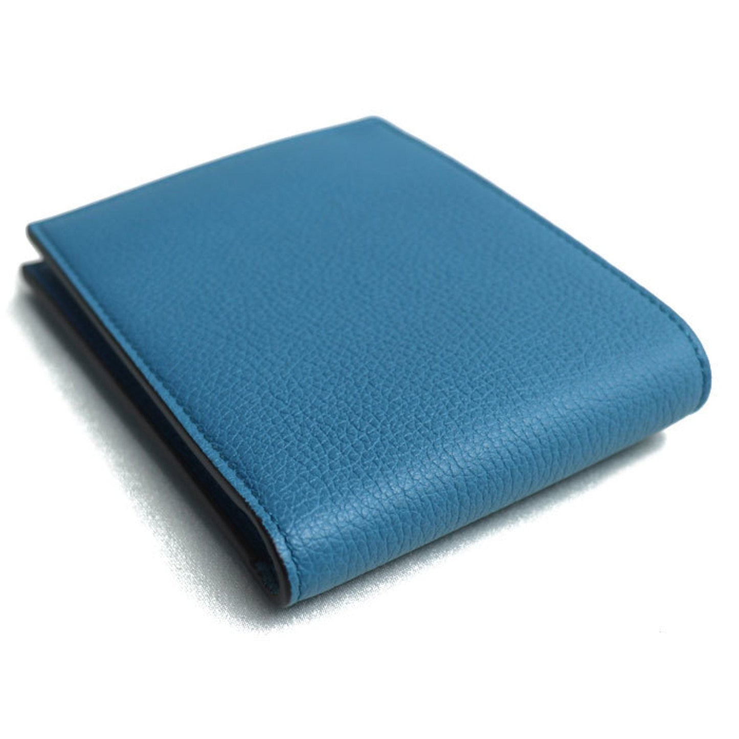 Gucci Blue Leather Wallet (Bi-Fold)