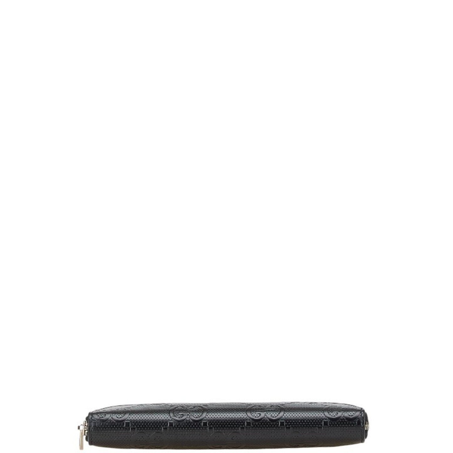 Gucci Black Leather Long Wallet (Bi-Fold)