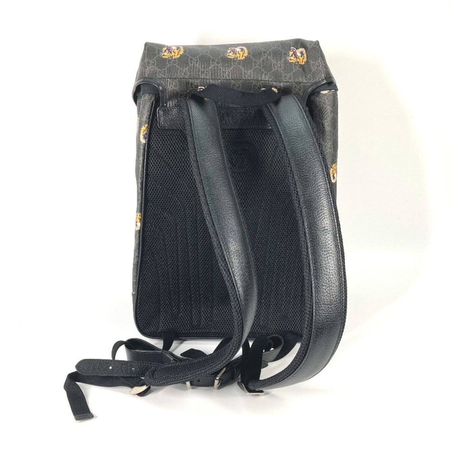 Gucci Black Gg Supreme Backpack