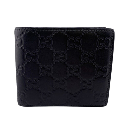 Gucci Black Leather Wallet (Bi-Fold)