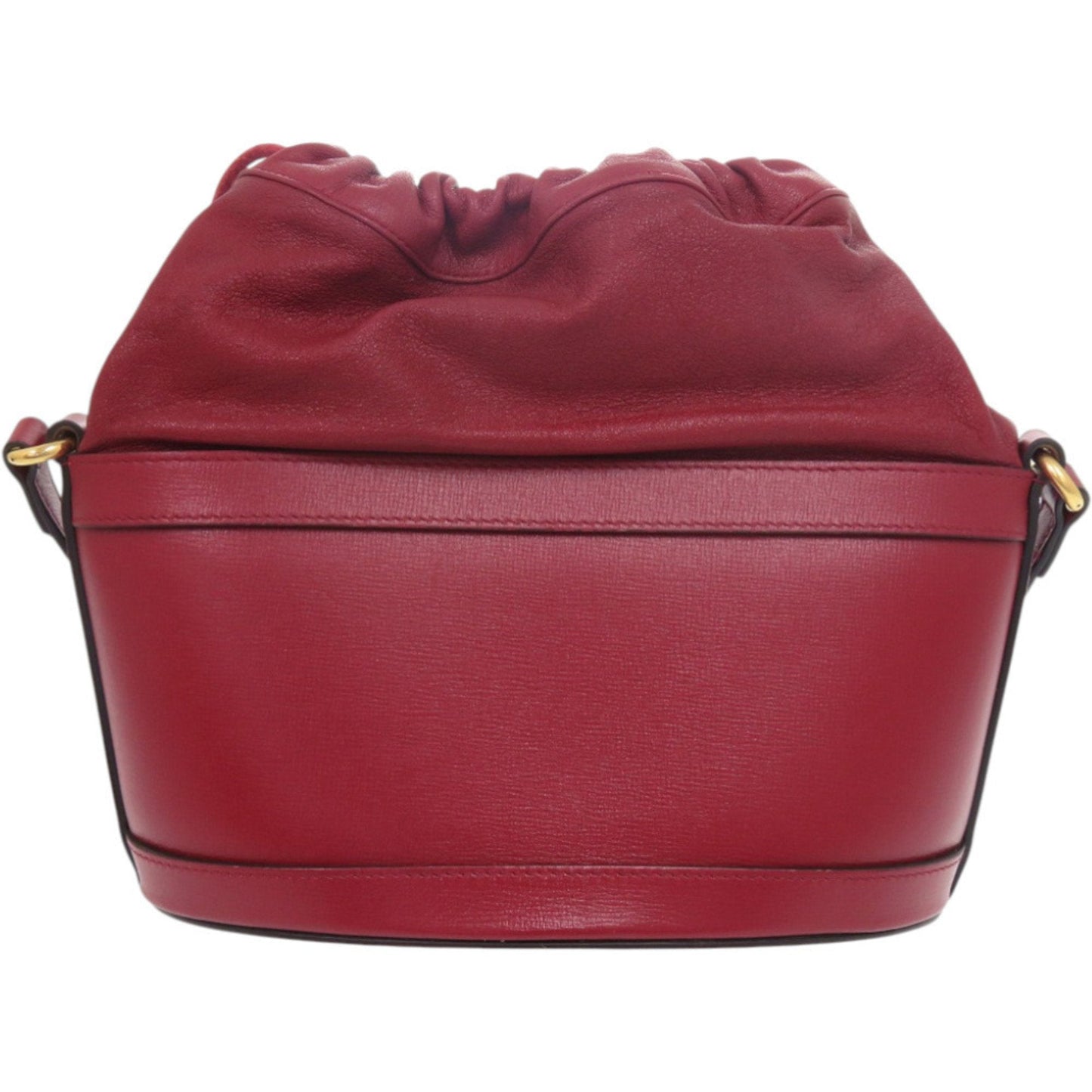 Gucci Red Color Leather Shoulder Bag