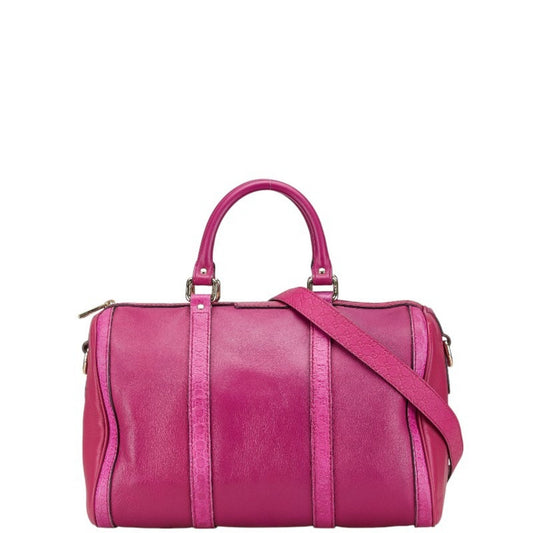 Gucci Pink Leather Shoulder Bag