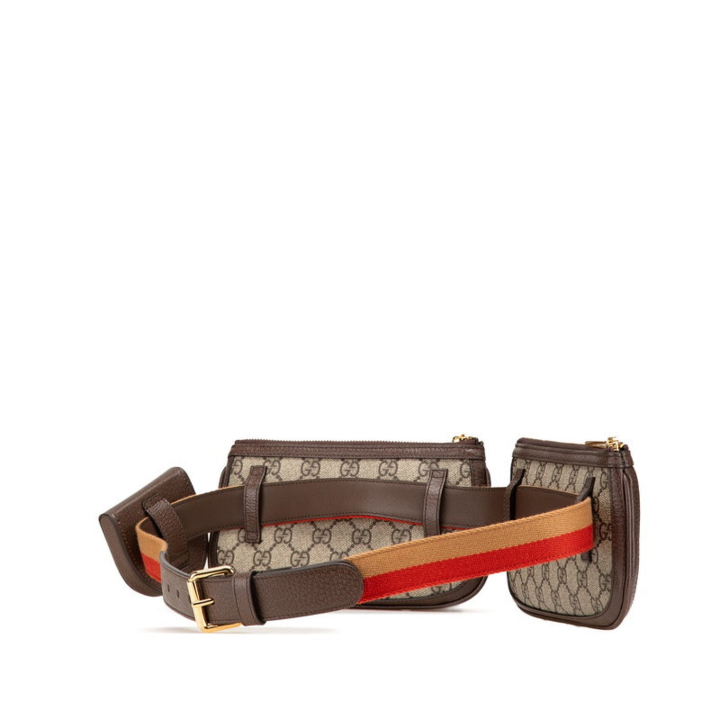 Gucci Brown Pvc Leather Fanny Pack