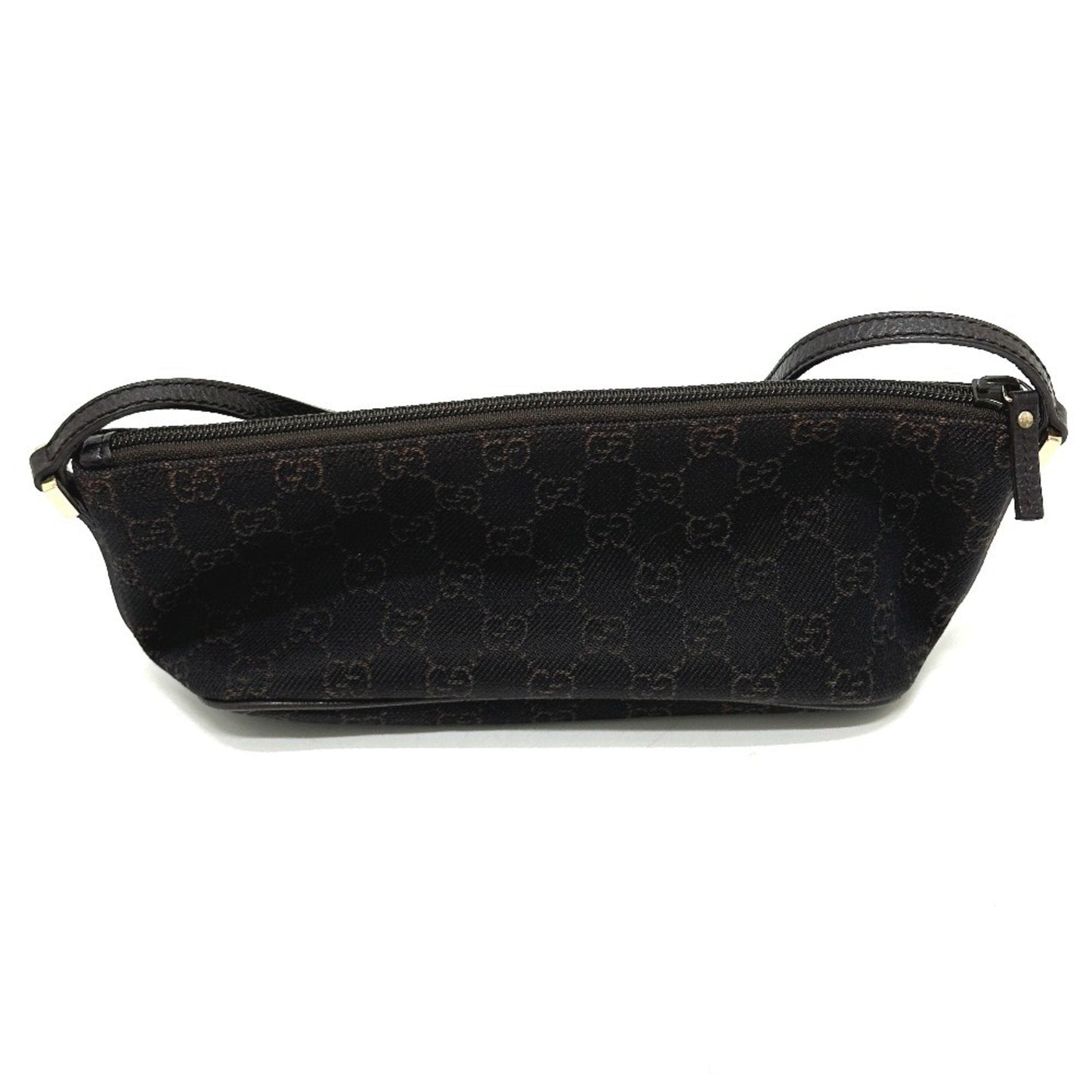 Gucci Brown Canvas Pouch